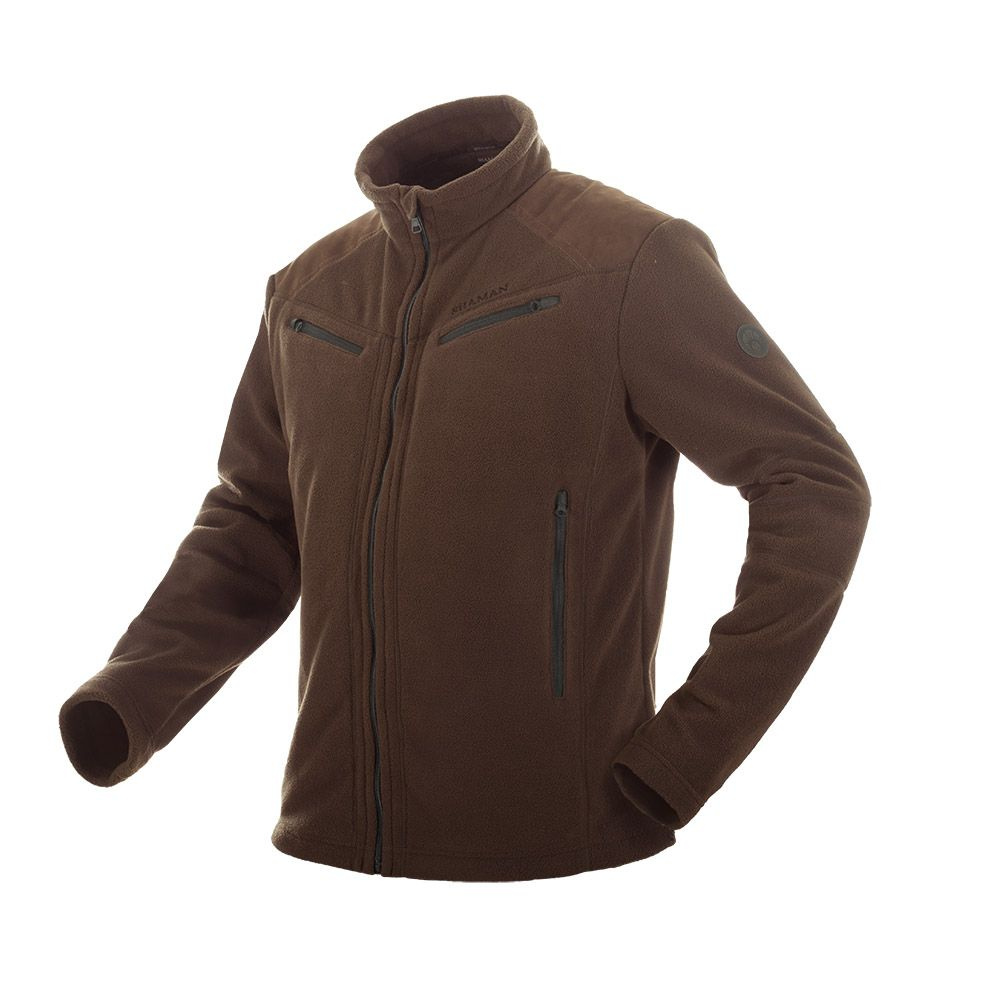 Куртка флисовая "Warm Layer" коллекция "Shaman" ХСН цвет (Brown) #1