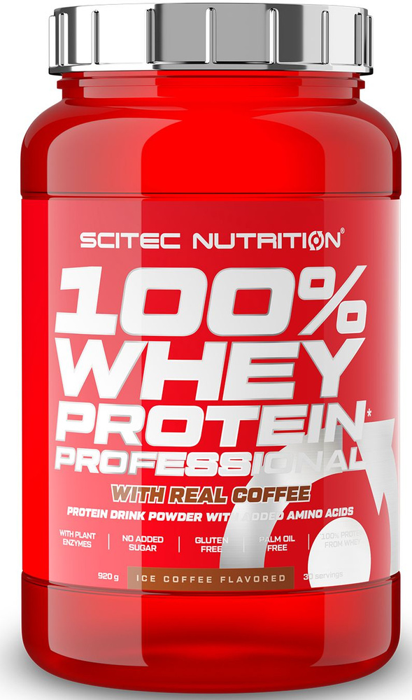 Протеин сывороточный Scitec Nutrition 100% Whey Protein Professional 920 г холодный кофе  #1