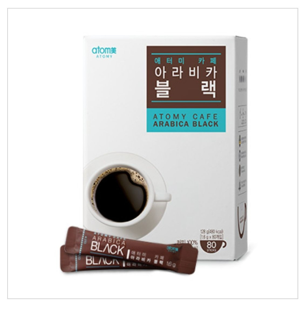 Кофе корейский арабика черный в пакетиках Atomy 80 штук #1