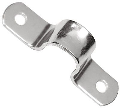 Скоба (оковка) полукруглая для строп 13х38 мм 8855, нержавеющая сталь А4 (2 шт.) КРЕПКОМ  #1