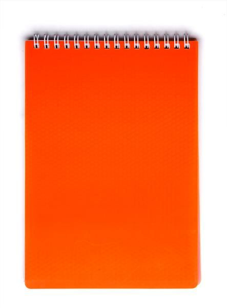 Блокнот Hatber 80л А5ф клетка Пластиковая обложка на гребне DIAMOND NEON Оранжевый  #1