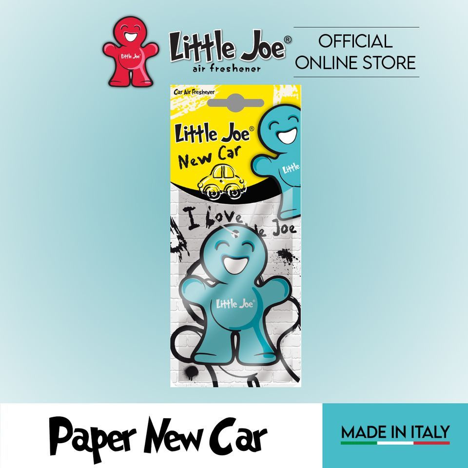 Ароматизатор бумажный подвесной человечек Little Joe Paper New Car, Новая машина  #1