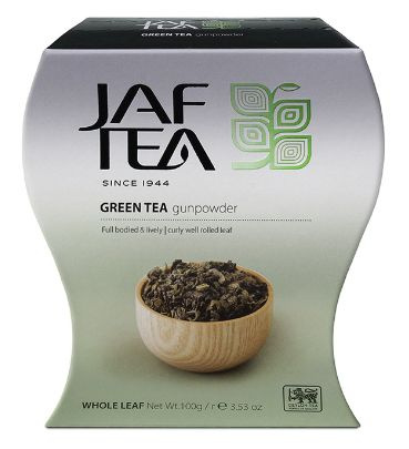Чай Джаф зелёный Ганпаудер 100г Jaf Tea Gunpowder #1