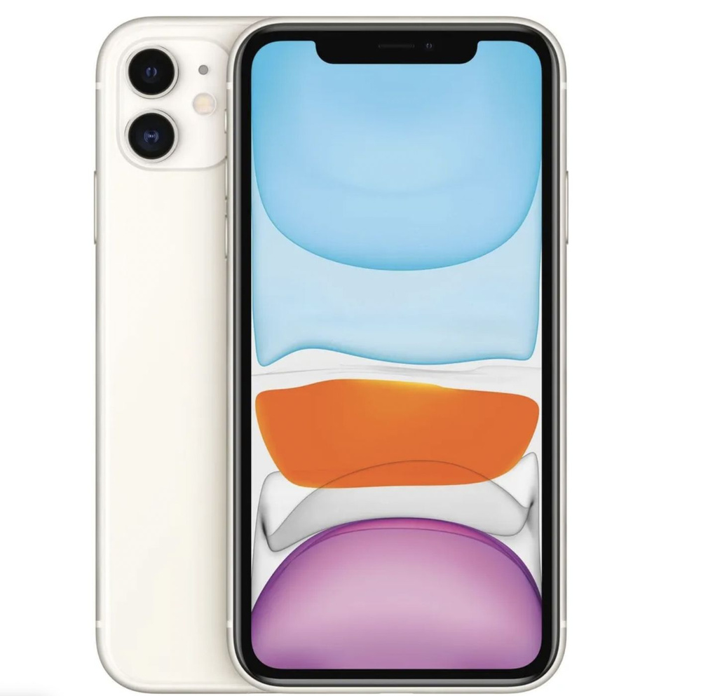 Apple Смартфон iPhone 11 Белый/White
 4/64 ГБ, белый #1