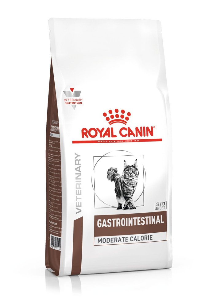 Сухой корм ROYAL CANIN VD GASTRO INTESTINAL MODERATE CALORIE GIM35 400 г ветеринарная диета для кошек #1