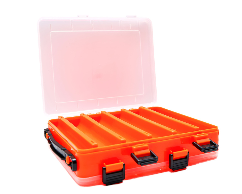 Коробка Lure Max 5328 (оранжевая) 20 х 17 х 5см, 2-х стороняя #1