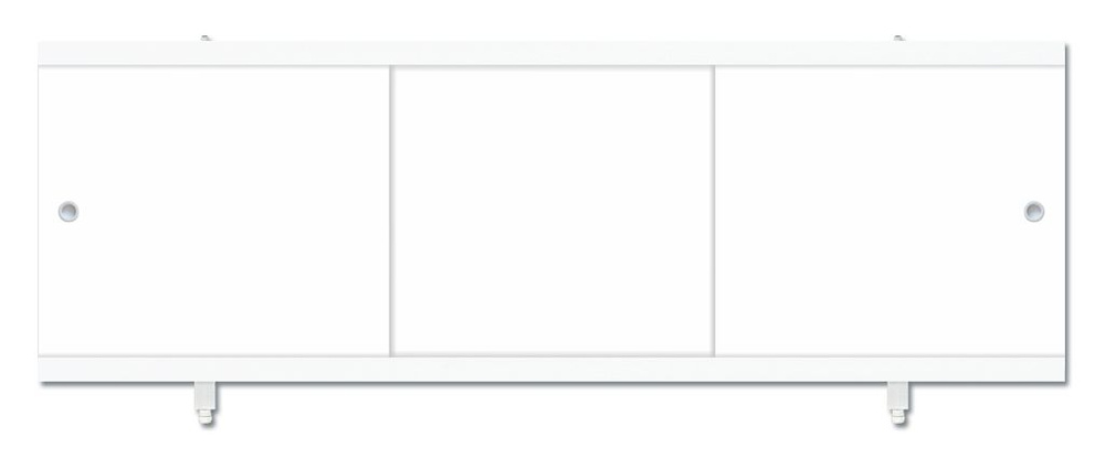 Экран под ванну белый 170 см, влагостойкий МетаКам "Монолит-М"  #1
