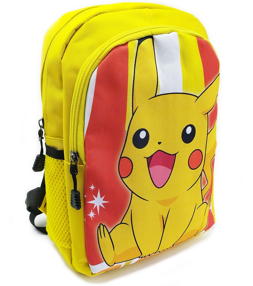 Рюкзак детский Pikachu, цвет - желтый / Дошкольный рюкзачок для мальчика и девочки Пикачу  #1