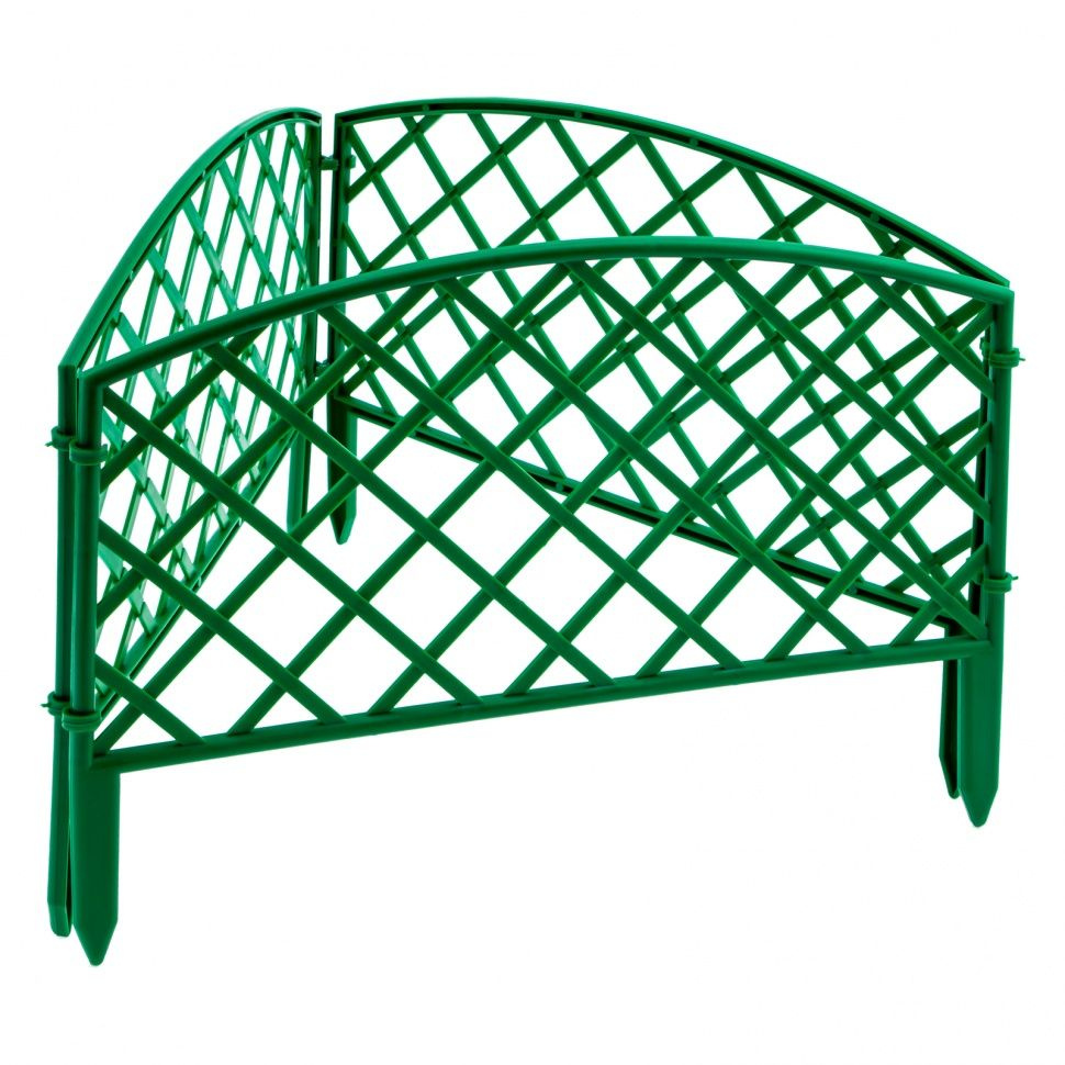 Забор декоративный "Сетка", 24 х 320 см, зеленый, Россия, Palisad 65006  #1
