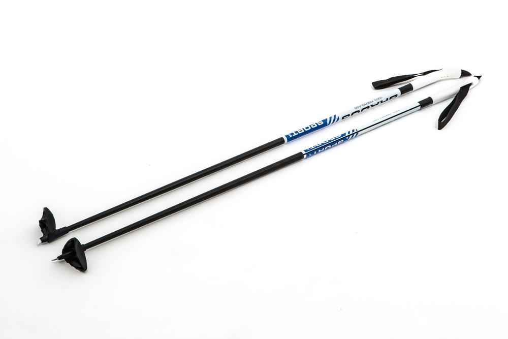 Палки СТЕКЛОВОЛОКНО 100% лыжные 110 см STC Blue BRADOS Sport Composite JR #1