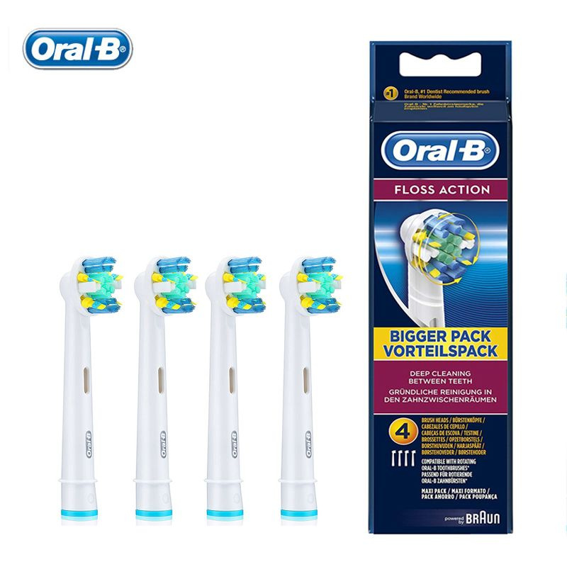 Oral-B Floss Action CleanMaximiser насадки для электрической зубной щетки, 4шт  #1