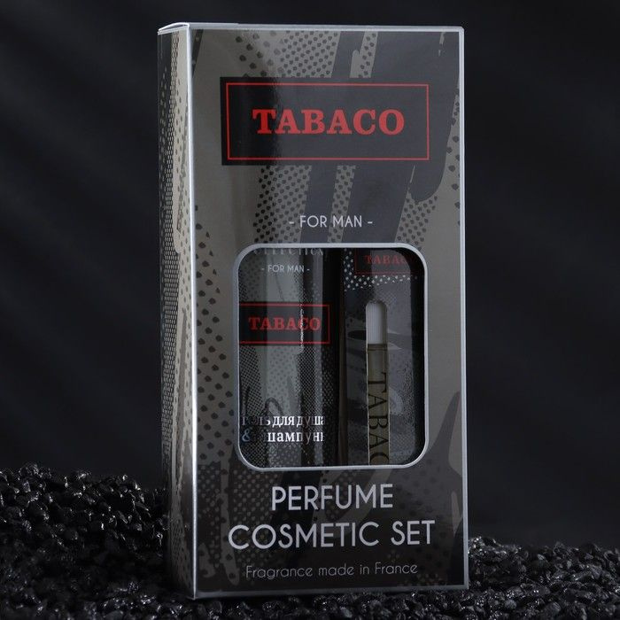 Подарочный набор мужской Tabaco, гель для душа 250 мл, парфюмерная вода, 30 мл  #1