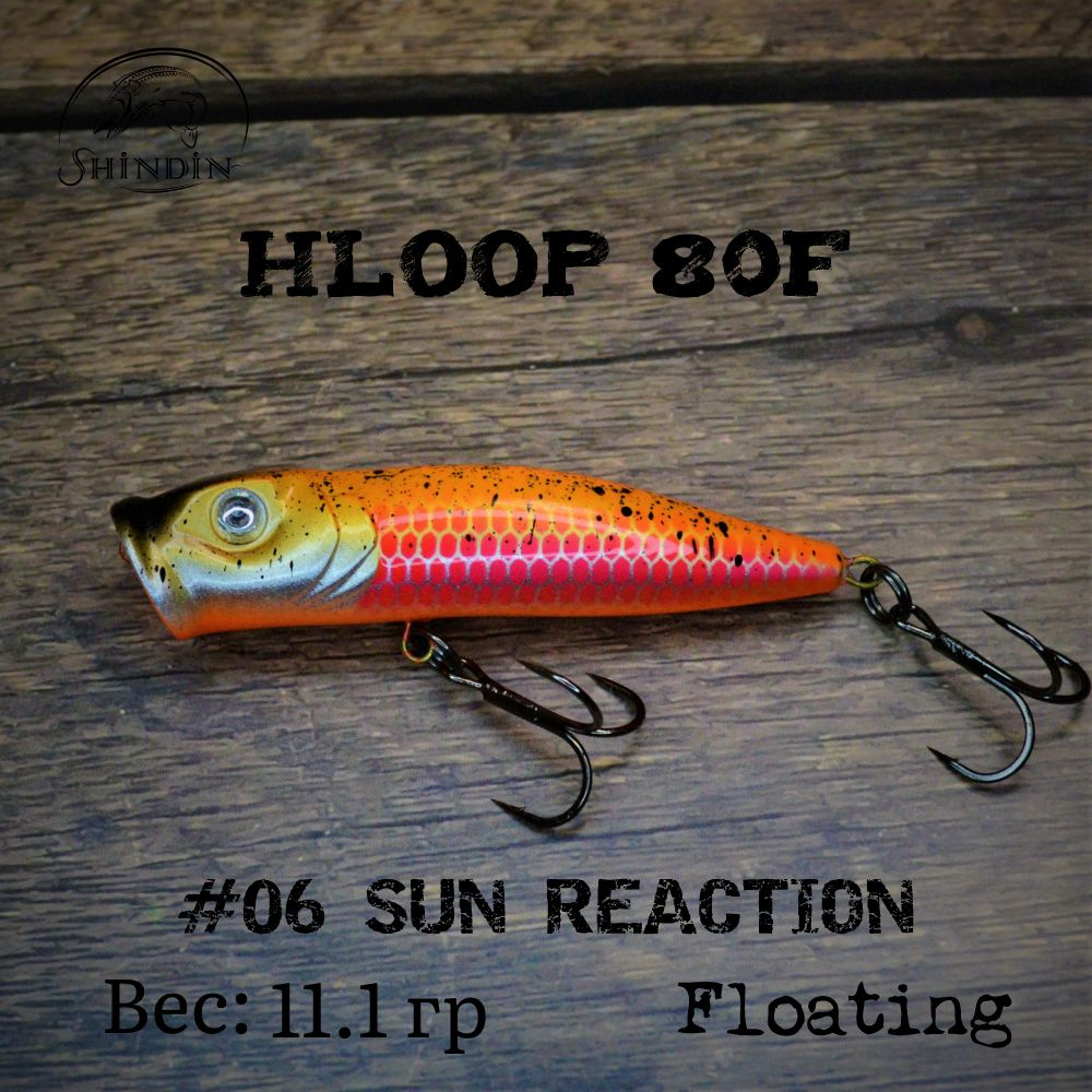 Поппер SHINDIN Hloop 80F #06 Sun Reaction #1