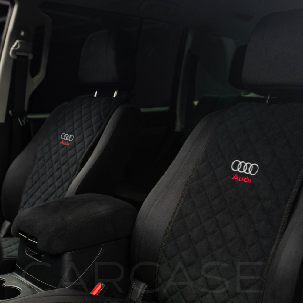Накидки на сиденья автомобиля из алькантары для Audi #1