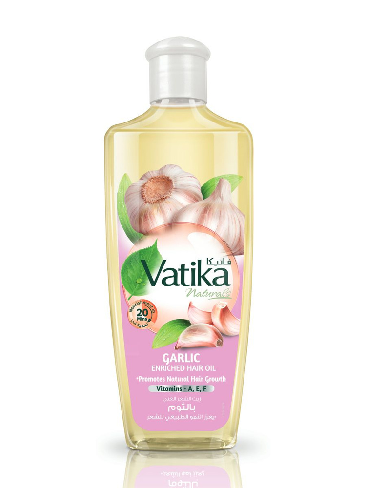 Dabur Vatika ЧЕСНОК Масло для волос, стимулирует естественный рост волос 200 мл./GARLIC Enriched Hair #1