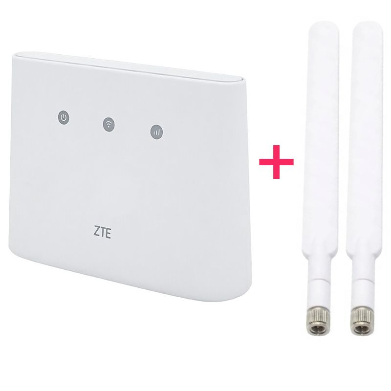Роутер ZTE mf293n+антенны, белый, 2.4 ГГц купить по низкой цене с ...