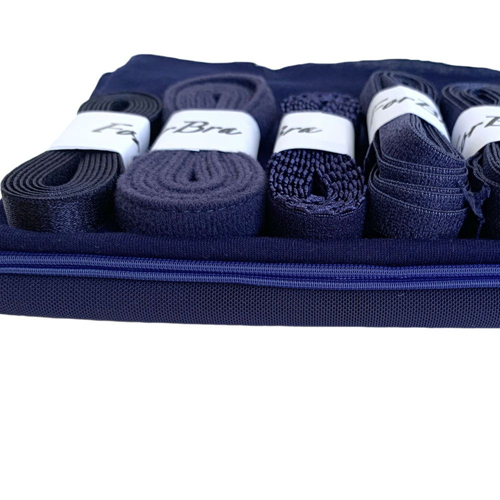 Набор для пошива нижнего белья, эластичная сетка, тёмно-синий  #1