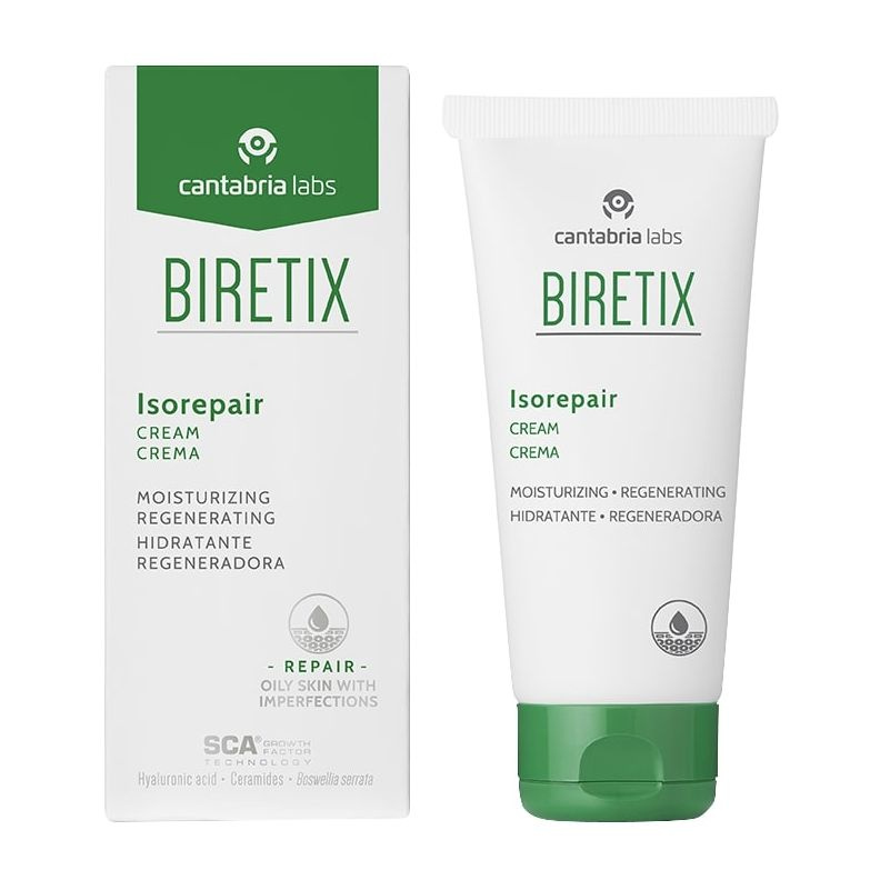 BIRETIX Isorepair Cream Moisturizing Regenerating Увлажняющий регенерирующий крем 50мл  #1