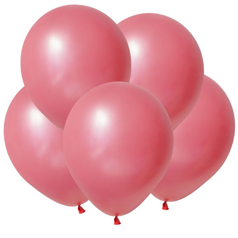 Набор воздушных шаров/Малиновый, Пастель / Raspberry /12,5 см/100 шт.  #1