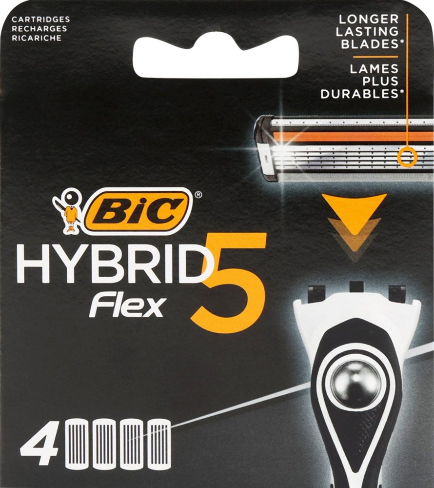 Картриджи для бритвы BIC Flex 5 Hybrid, 4шт -1 шт. #1