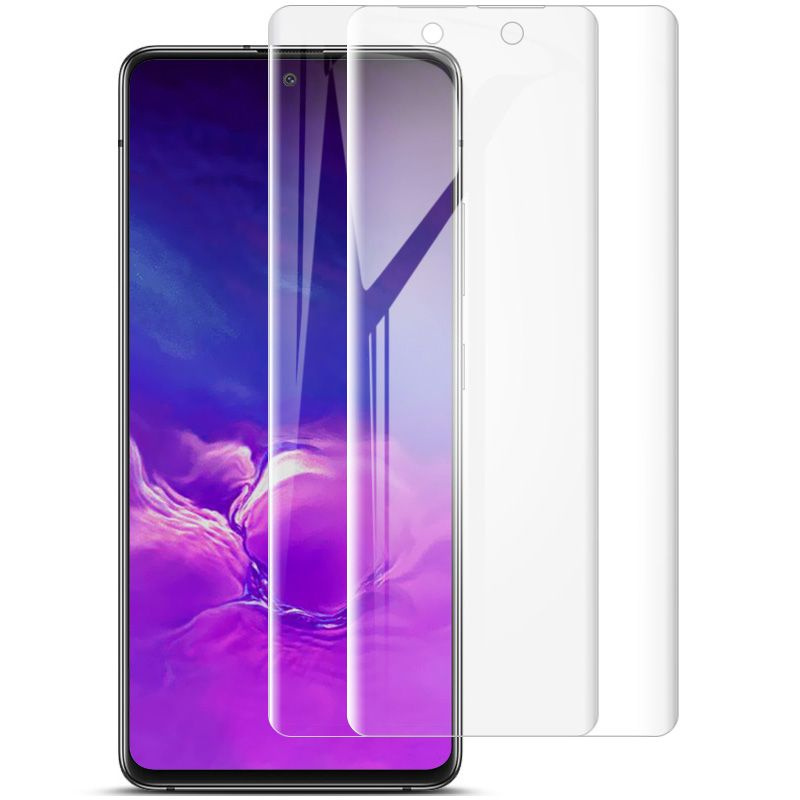 Комплект 2 шт. Гидрогелевая защитная пленка (не стекло) для Realme V11S 5G , глянцевая, на дисплей  #1