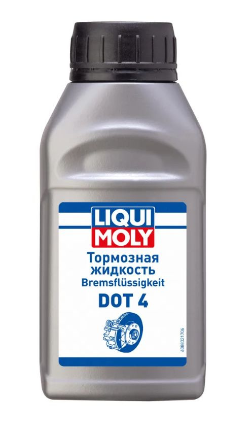 Тормозная жидкость Bremsflussigkeit DOT 4 0,25 литра. Liqui Moly арт.8832 #1