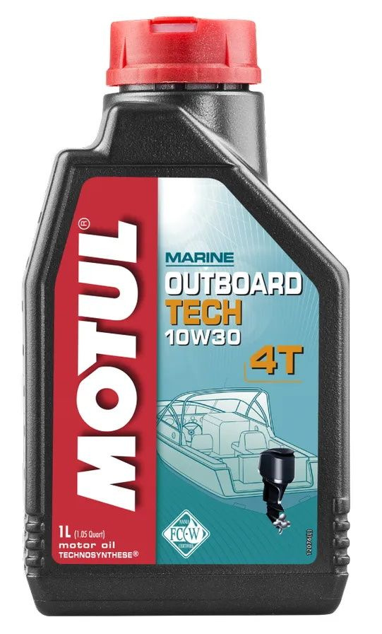 MOTUL OUTBOARD 4T 10W-30 Масло моторное, Полусинтетическое, 1 л #1