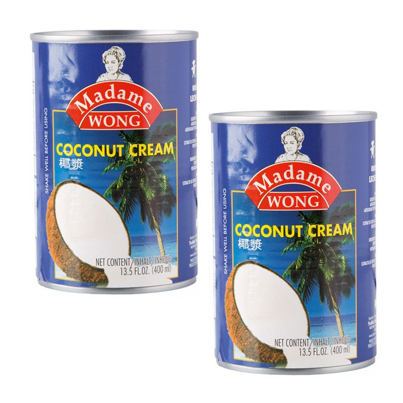 Кокосовые сливки MADAME WONG (2 шт. по 400 мл), Таиланд #1