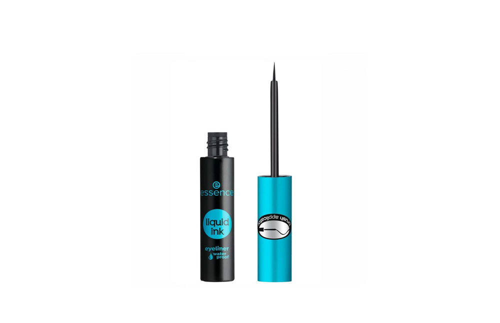 Essence Подводка для глаз "Liquid ink eyeliner waterproof", водостойкая, 3 мл /  #1