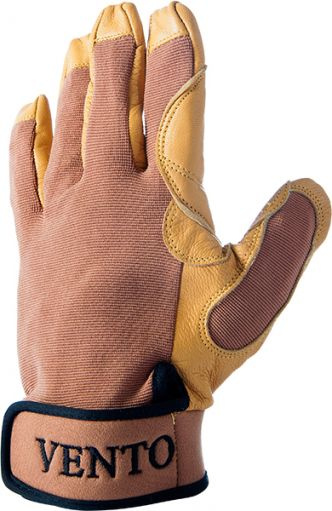 Перчатки для альпинизма Венто ГАРДА желтая кожа XL #1