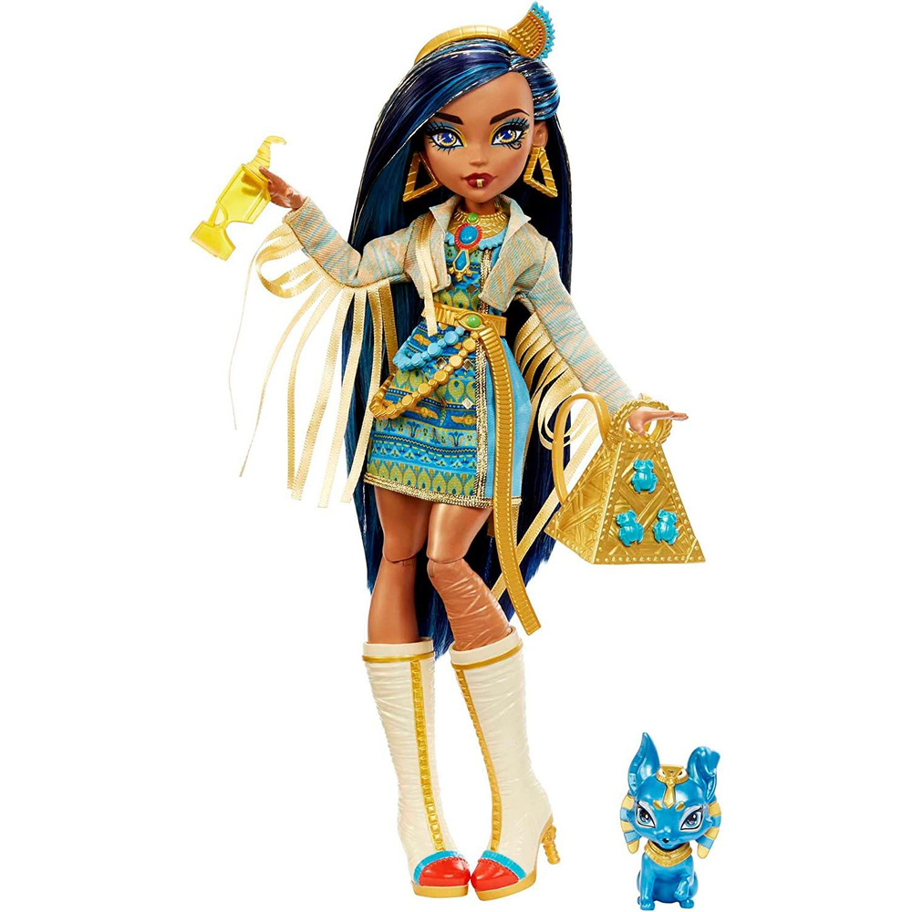 Кукла Клео де Нил с питомцем серии базовых кукол третье перевоплощение G3 2022 Cleo De Nile basic generation #1