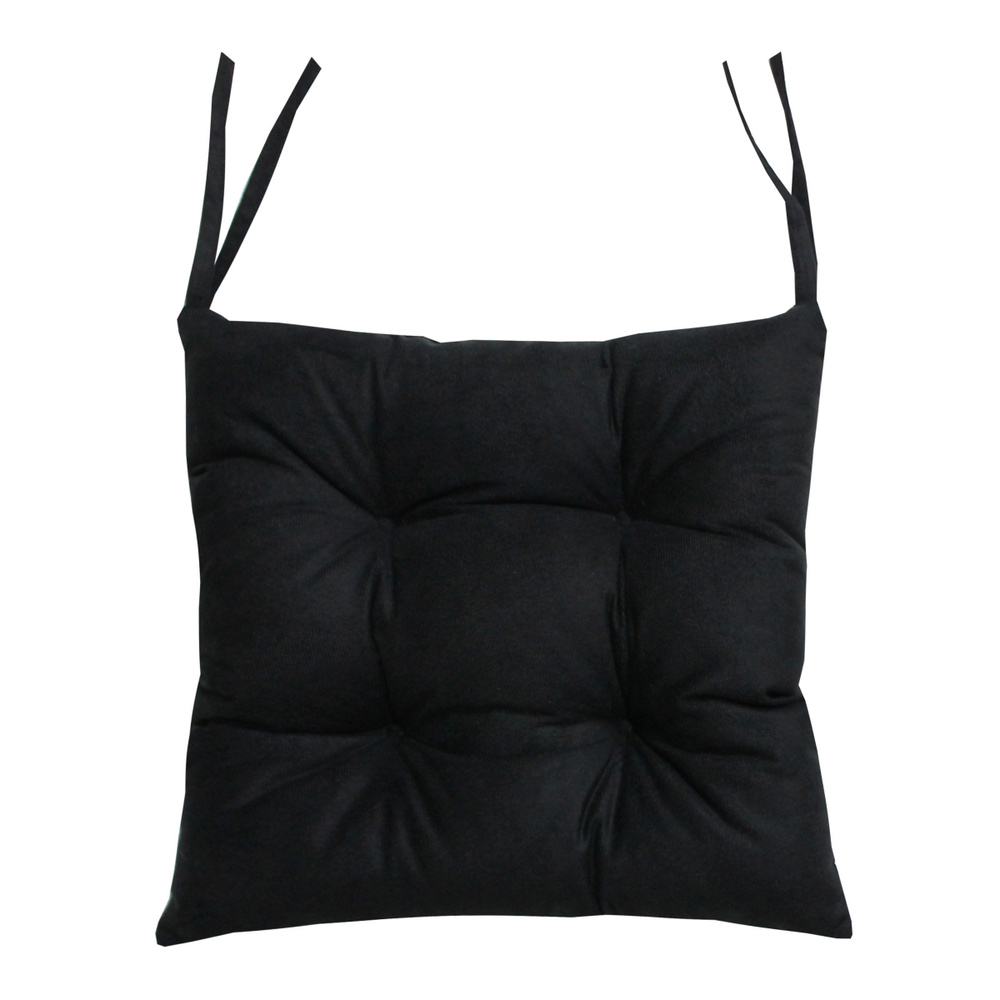 Подушка для сиденья МАТЕХ ARIA LINE 40х40 см. Цвет черный, арт. 59-851  #1