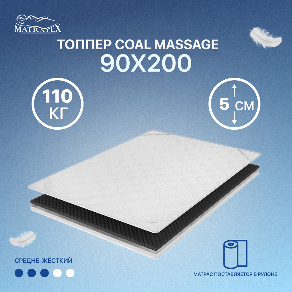 Топпер COAL MASSAGE 90х200 #1