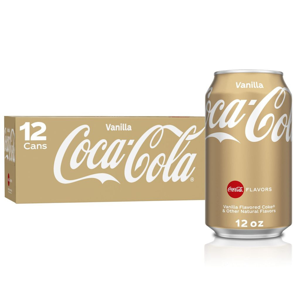 Газированный напиток Coca-Cola Vanilla USA (Кока-Кола Ванилла США) 24 банки по 355 мл.  #1