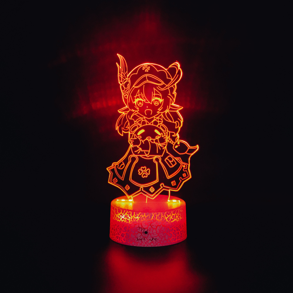 Кли Genshin Impact (Геншин Импакт) ночник Светильник 3D #1
