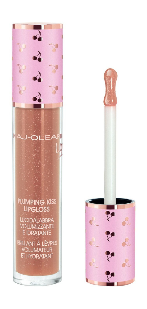 Увлажняющий блеск для губ / 6 pearly caramel / Naj Oleari Plumping Kiss Lipgloss  #1