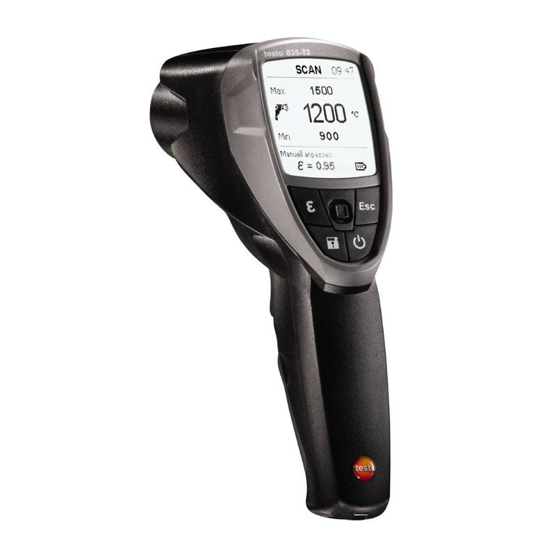 Testo 835-T2 - Высокотемпературный ИК-термометр с 4-х точечным лазерным целеуказателем (оптика 50:1) #1