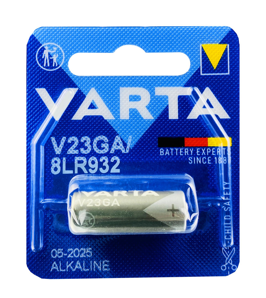 Varta Батарейка 3LR50 (A23, MN21, K23A, LRV08 (LRV8)), Щелочной тип, 12 В, 2 шт  #1
