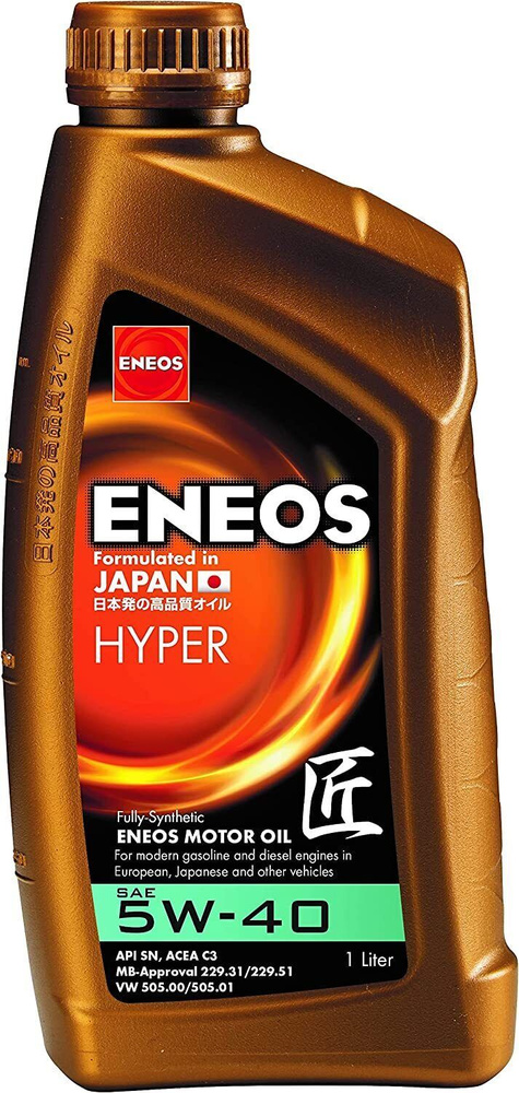ENEOS Hyper 5W-40 Масло моторное, Синтетическое, 1 л #1