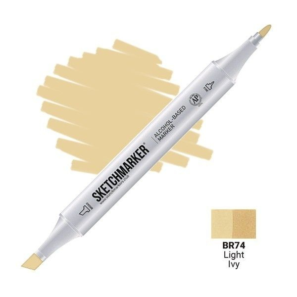 Маркер двусторонний Sketchmarker "Classic" BR74 Плющ светлый #1