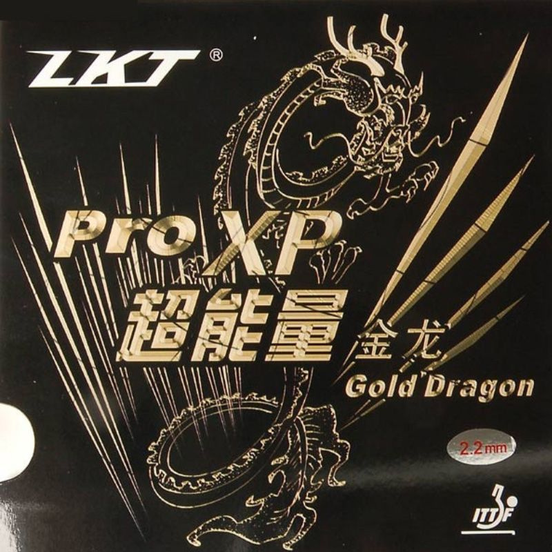 Накладка для настольного тенниса KTL (LKT) PRO XP Gold Dragon, Red, 2.0 #1