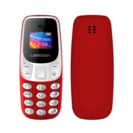 Самый маленький кнопочный телефон L8Star BM10 Красный #1