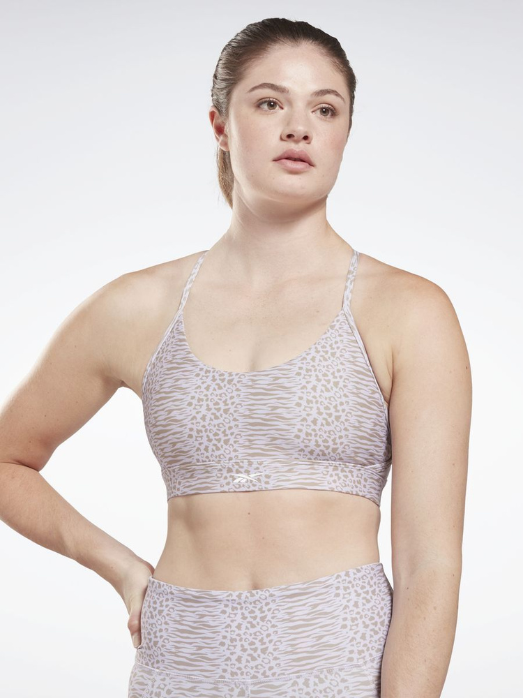 Топ-бра Reebok Lux Strappy Bra Aop Ms #1