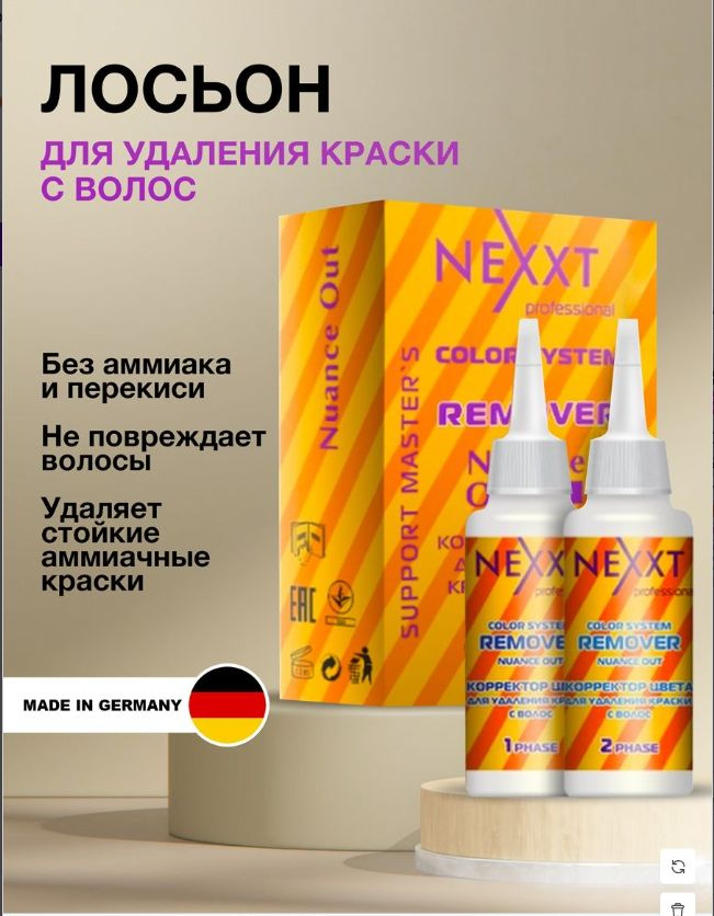 Nexprof (Nexxt Professional) Смывка краски с волос, 250 мл #1