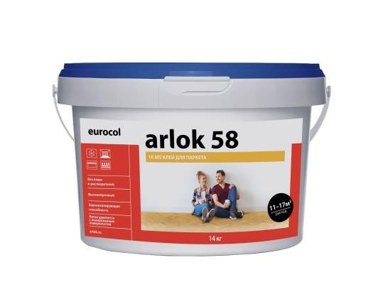 Паркетный клей Arlok 58 14 кг. #1