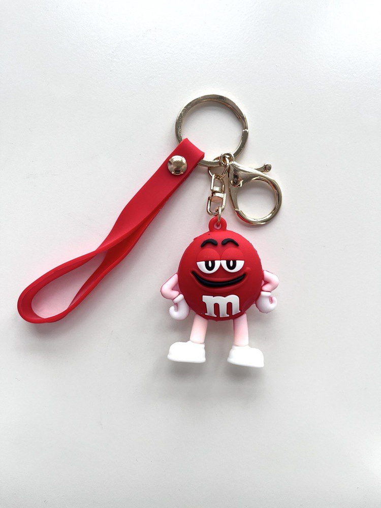 Брелок игрушка на ключи M&M Красный #1