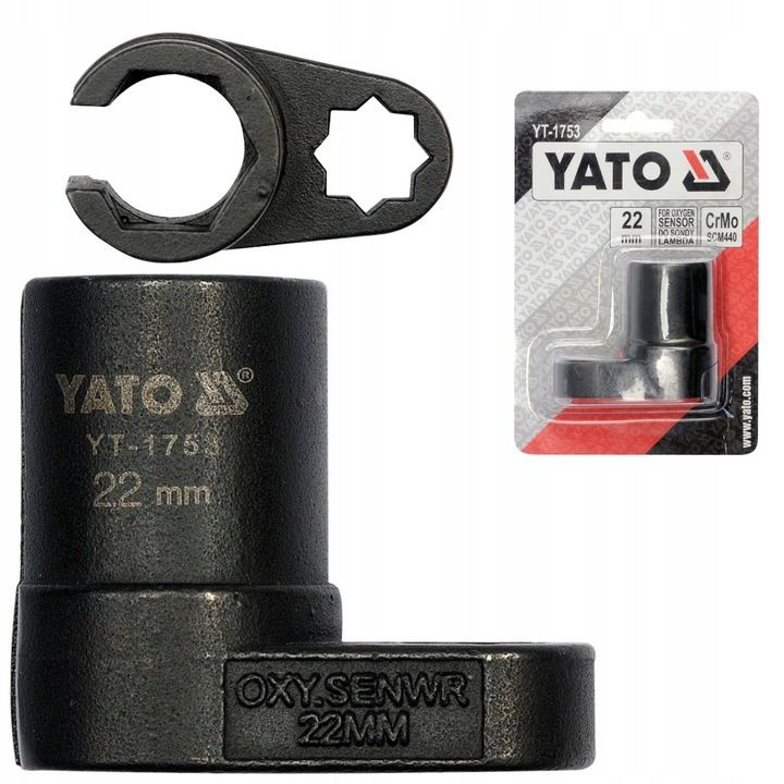 Ключ лямбда-зонда 22 мм YATO YT-1753 #1