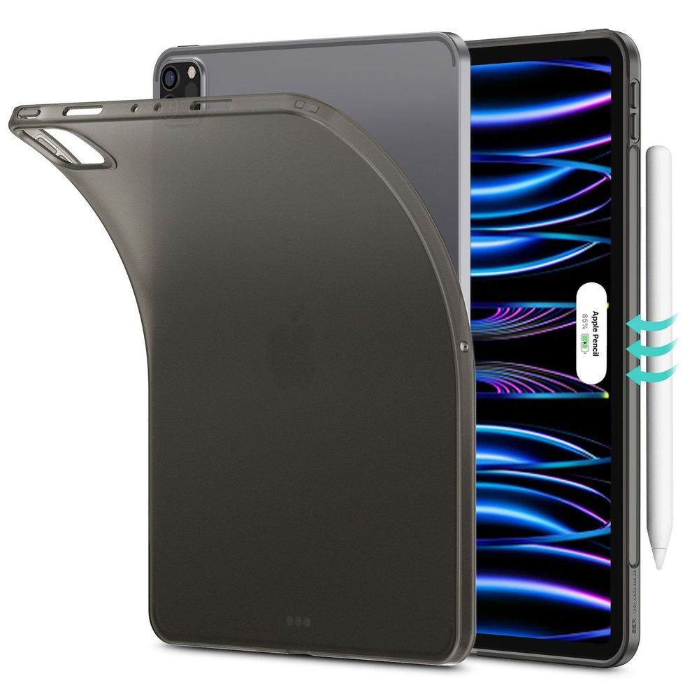 Чехол накладака ESR Project Zero Soft Case для iPad Pro 11 (2022 / 2021) - Frosted Black, матовый черный #1