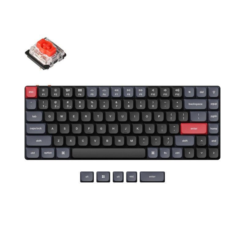 Механическая клавиатура QMK Keychron K3 Pro, RGB, Red Switch #1