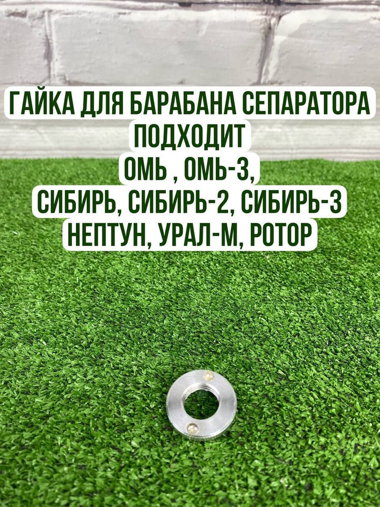 Гайка для барабана Сепараторов Сибирь, Сибирь-2, Омь, Омь-3, ЭСБ, Нептун, Ирид / Запчасти для сепараторов #1